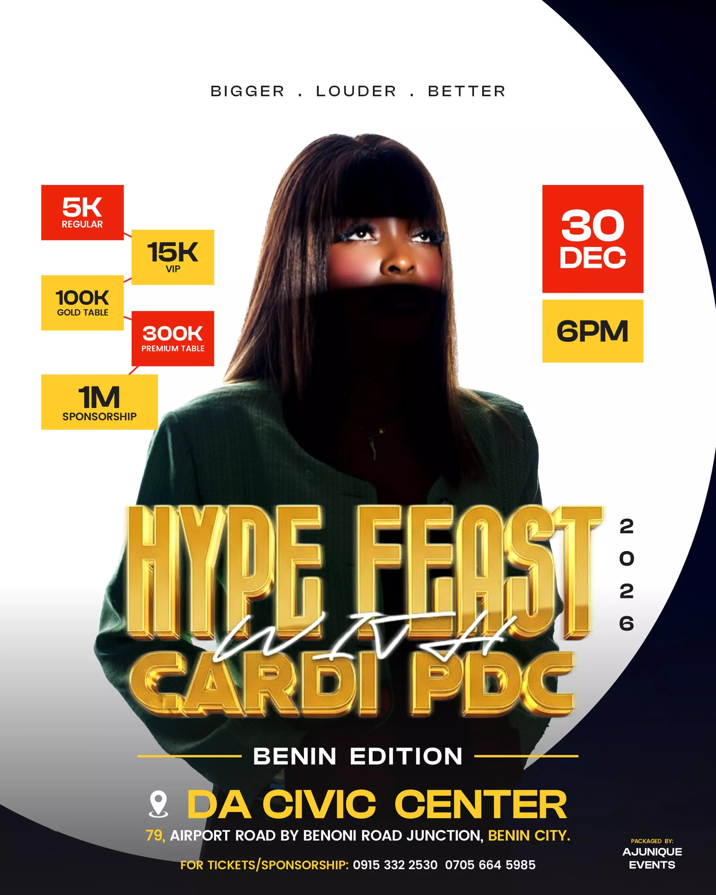 HYPE FEAST – CARDI PDC BENIN EDITION 2026