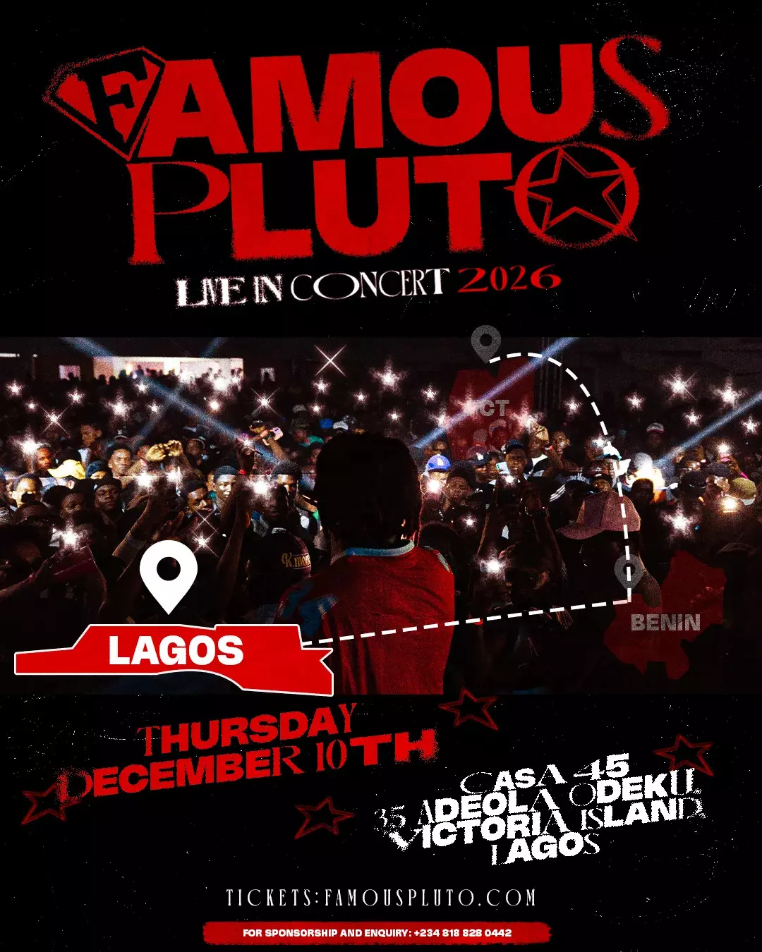 FAMOUS PLUTO LIVE IN CONCERT 2026