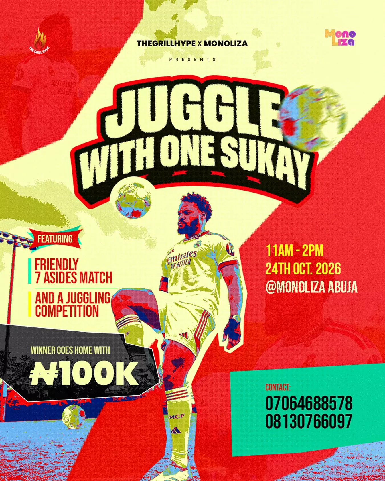 THEGRILLHYPE X MONOLIZA : JUGGLE WITH ONE SUKAY