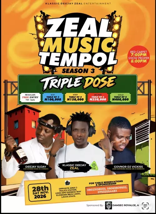 ZEAL MUSIC TEMPOL SEASON 3 - TRIPLE DOSE