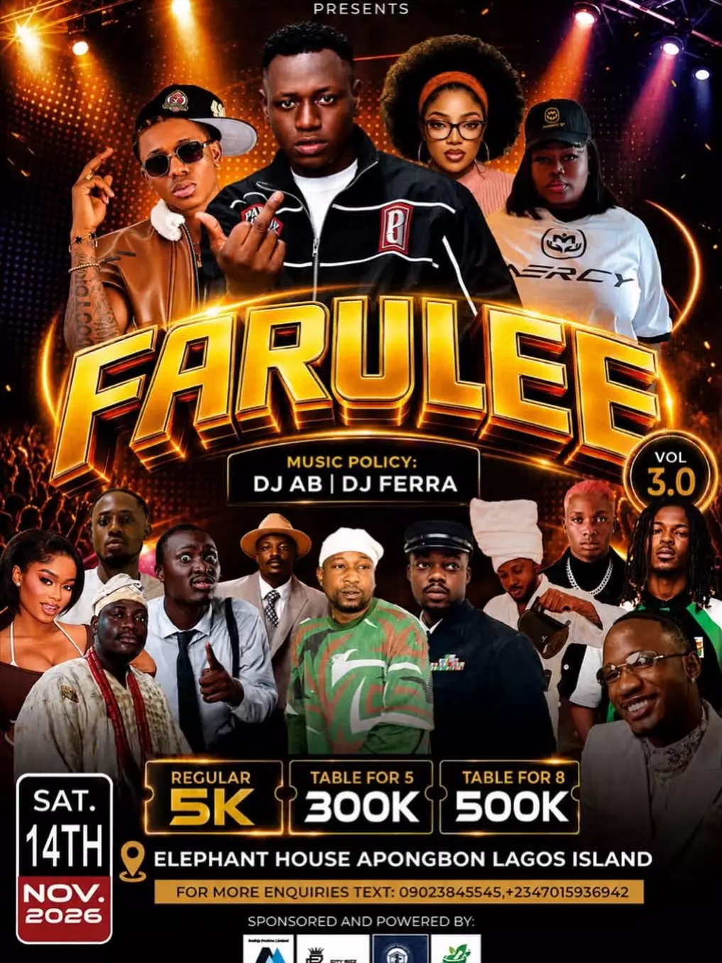 FARULEE CONCERT VOL. 3.0