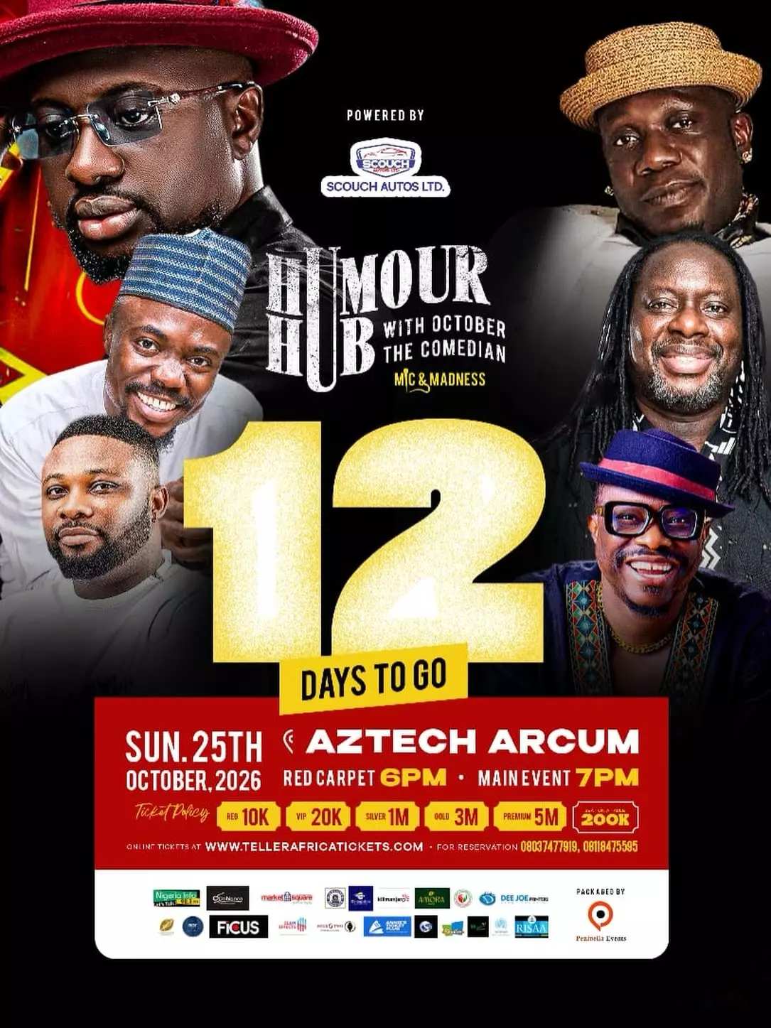 HUMOUR HUB WITH OCTOBER THE COMEDIAN (MIC & MADNESS)