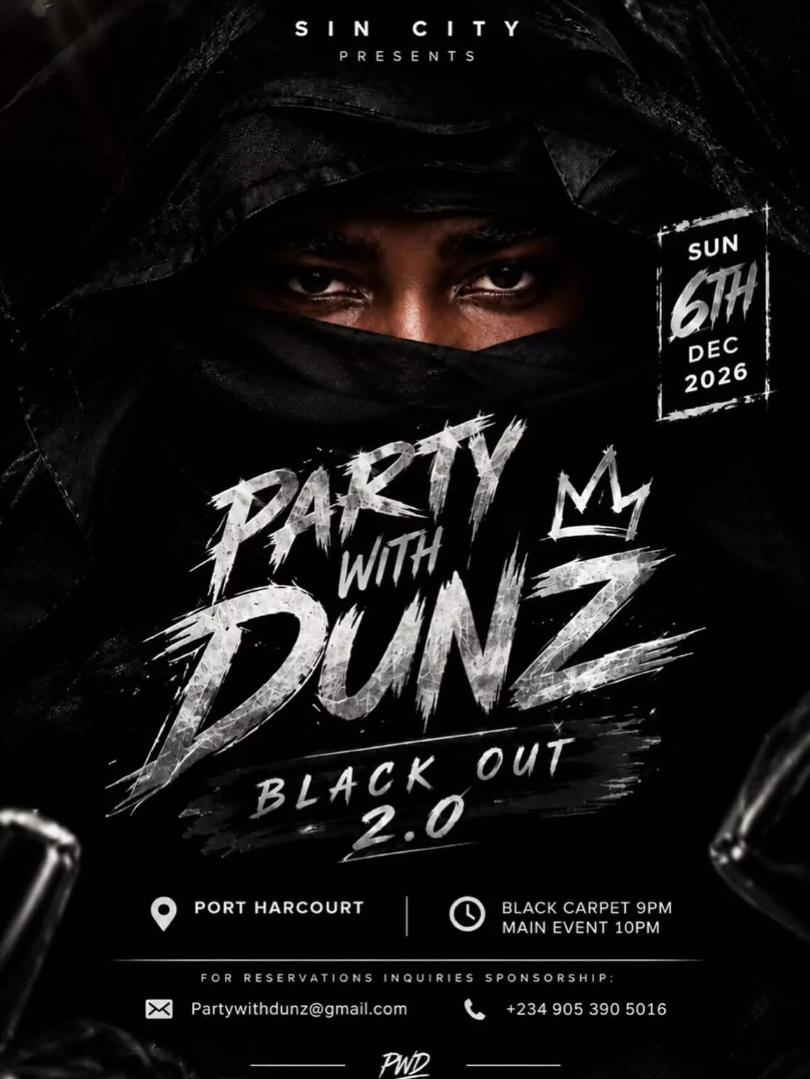 PARTY WITH DUNZ – BLACK OUT 2.0