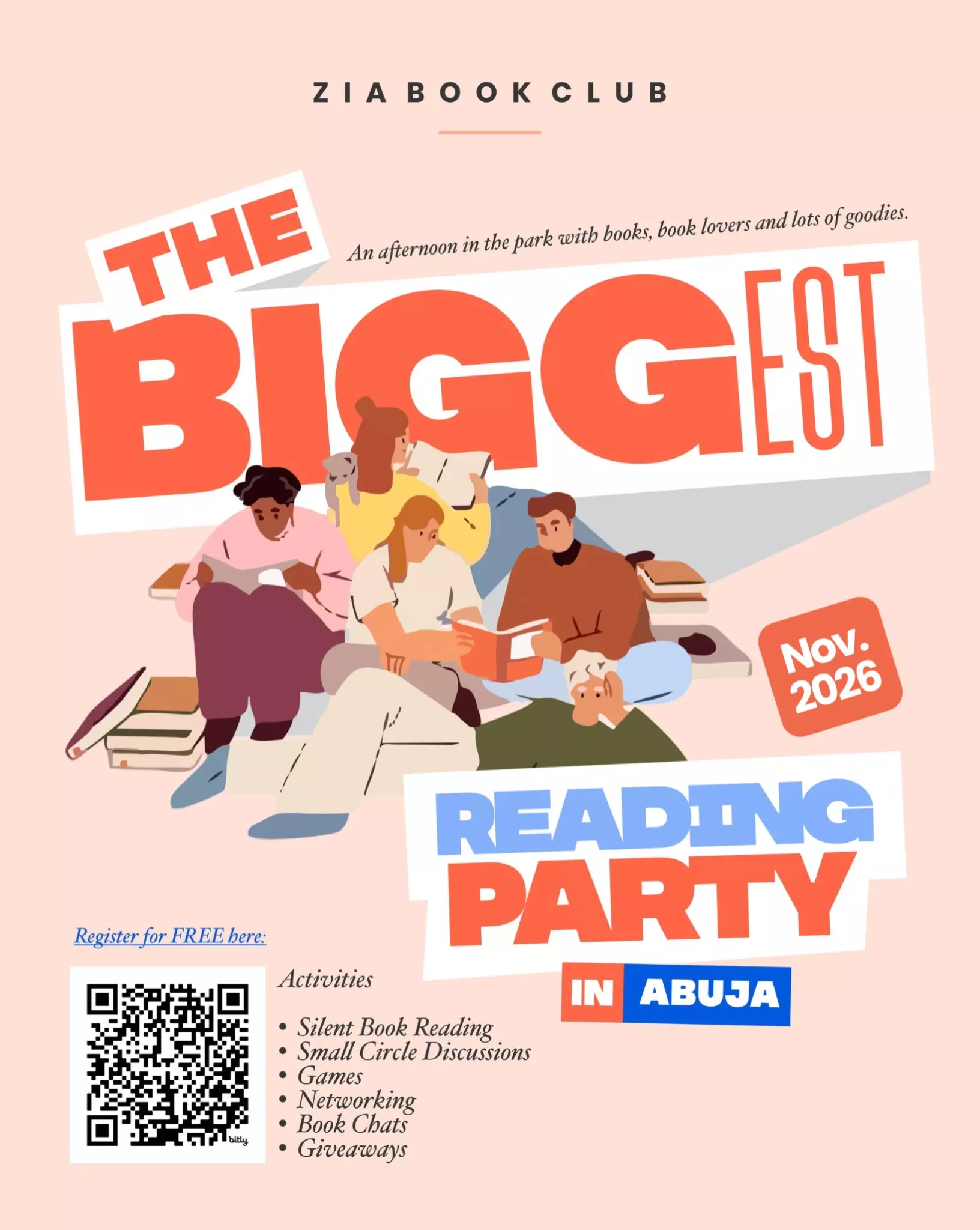 THE BIGGEST READING PARTY IN ABUJA 2026 – ZIA BOOK CLUB