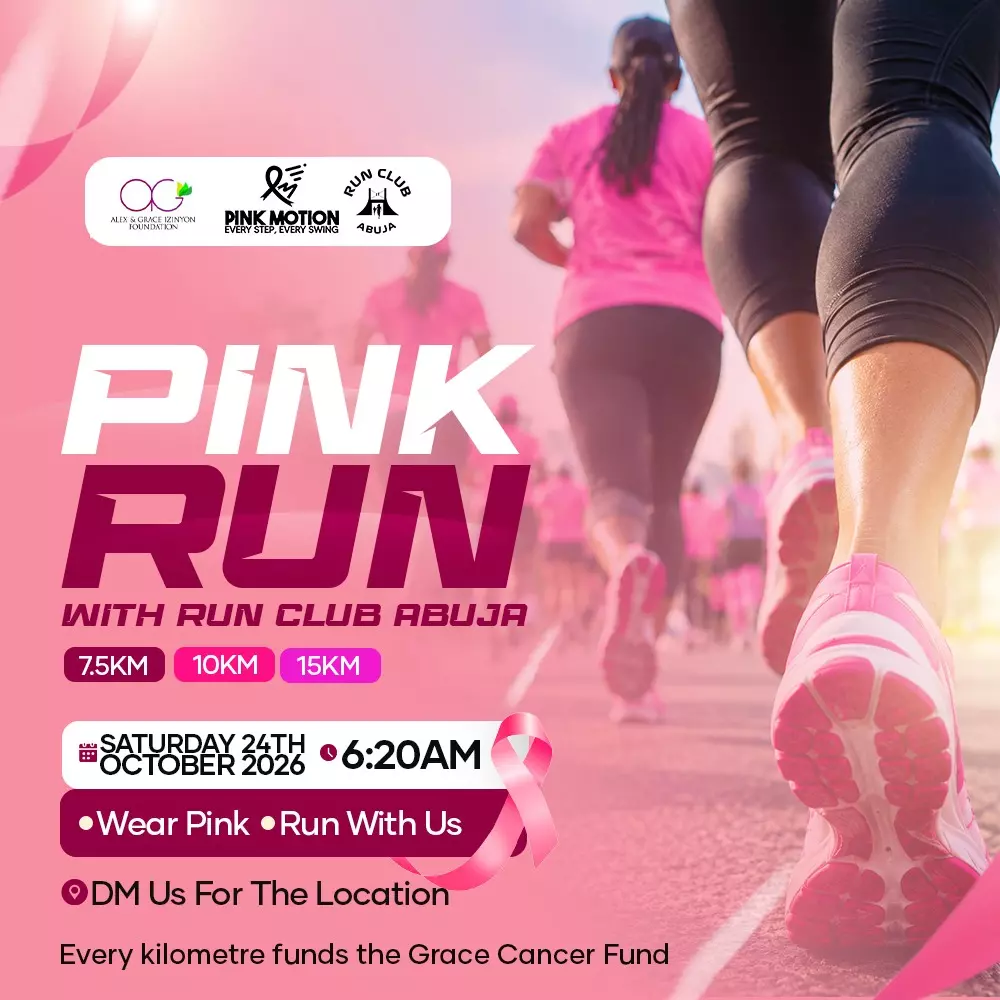 PINK RUN WITH RUN CLUB ABUJA