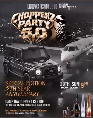 CHOPPERZ PARTY 5.0 (LIFESTYLE EDITION)
