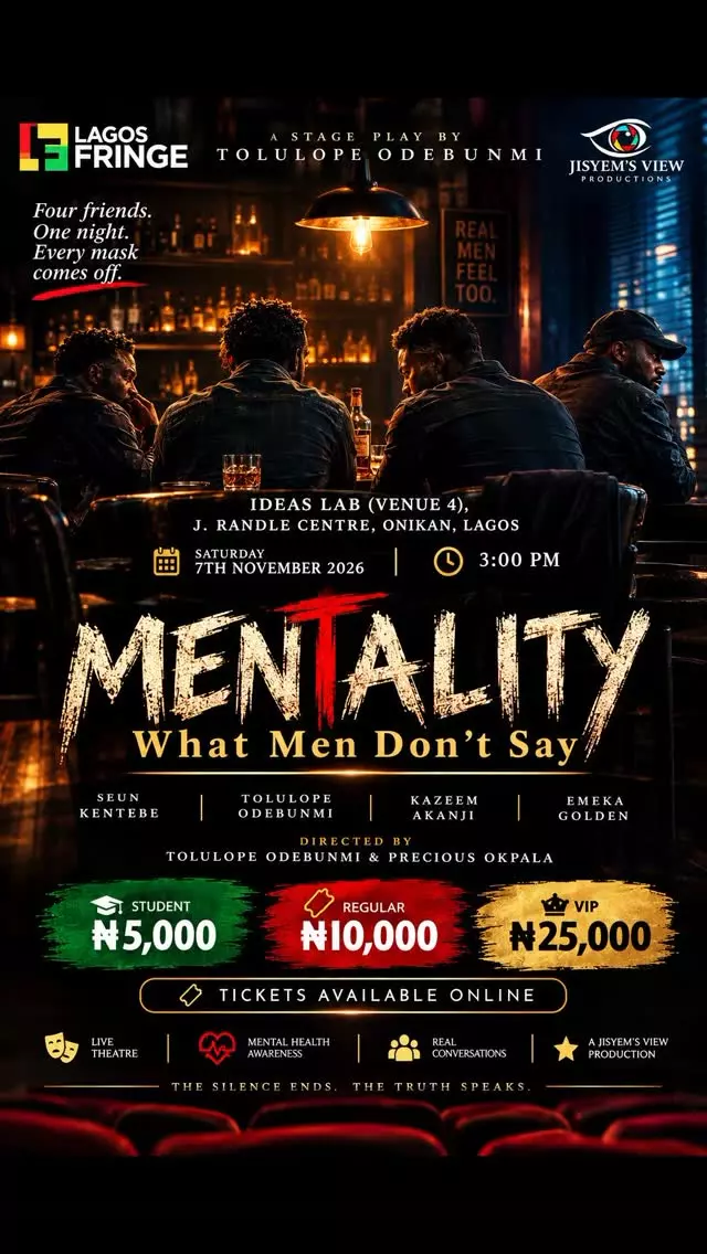 MENTALITY: WHAT MEN DON’T SAY