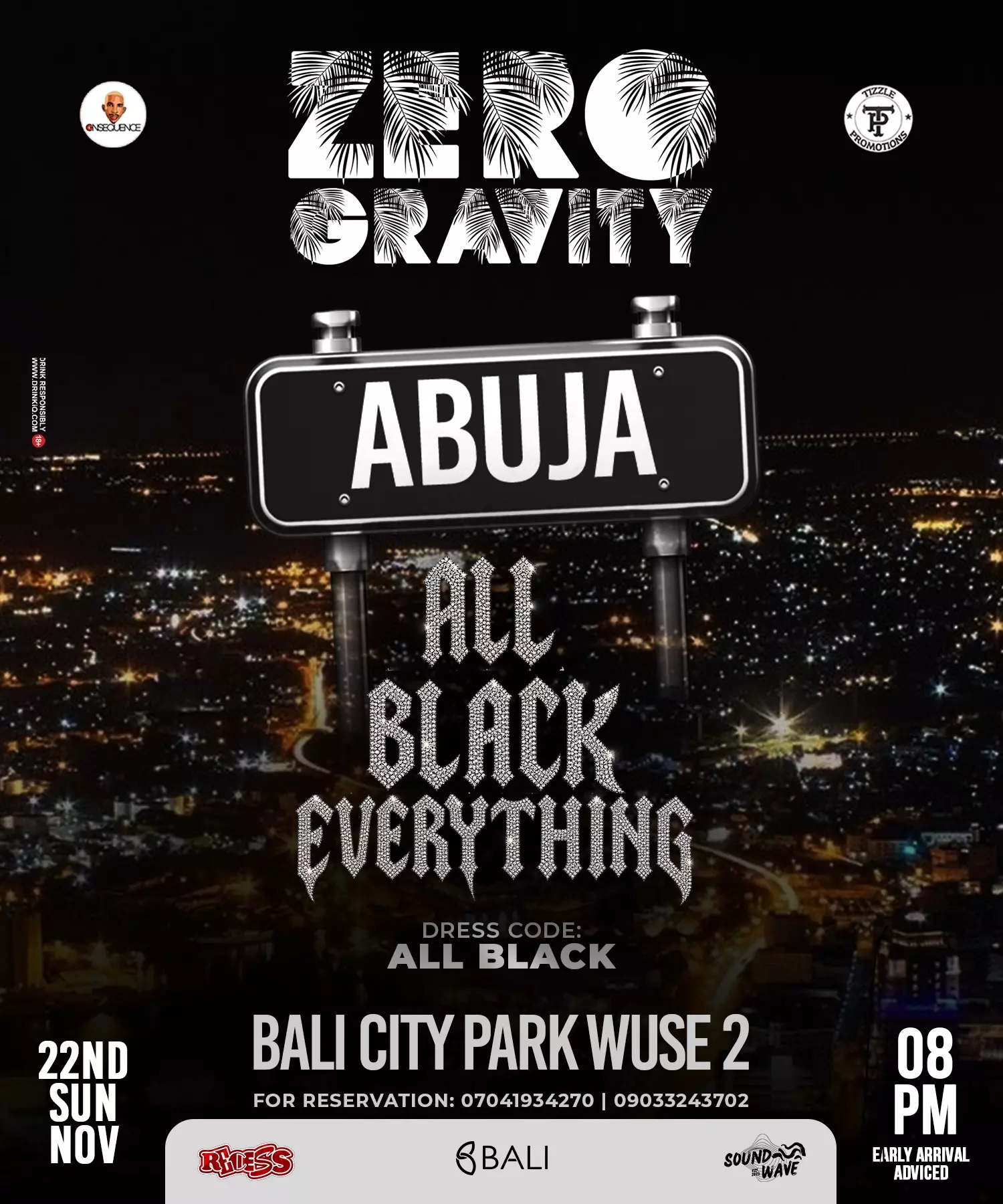 ZERO GRAVITY: ALL BLACK EVERYTHING