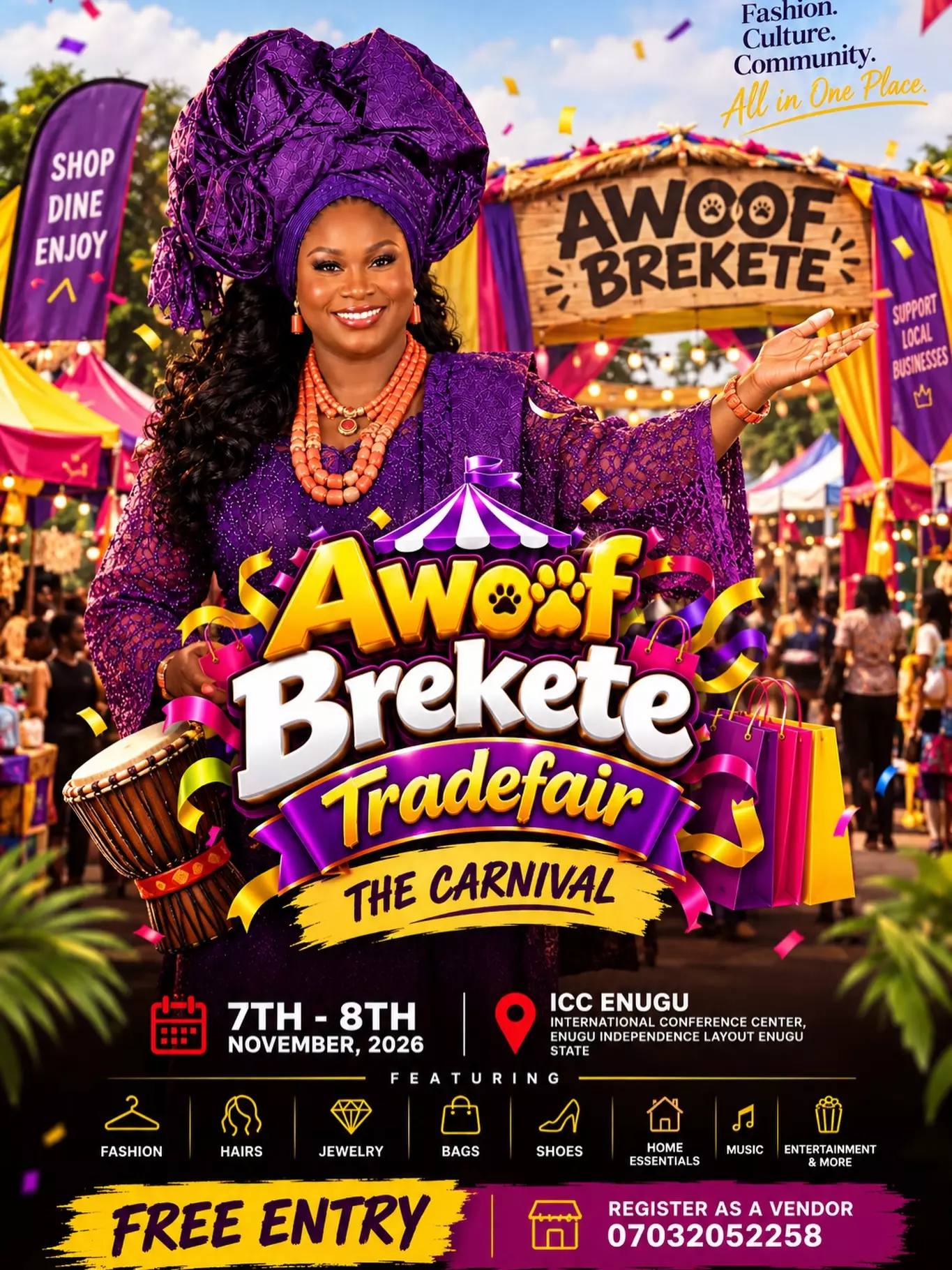 AWOOF BREKETE TRADEFAIR (THE CARNIVAL)