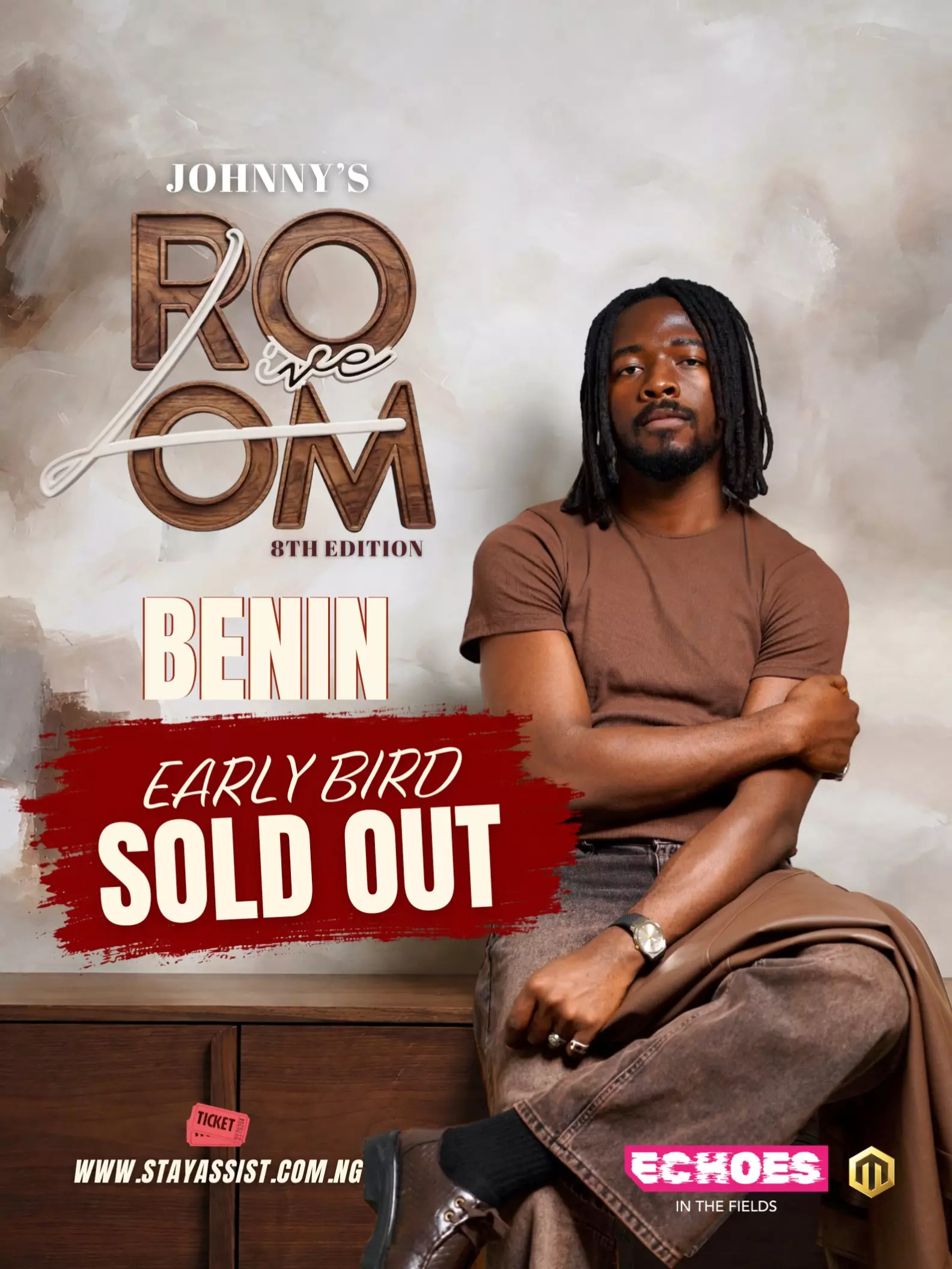 JOHNNY’S ROOM LIVE (8TH EDITION) — BENIN