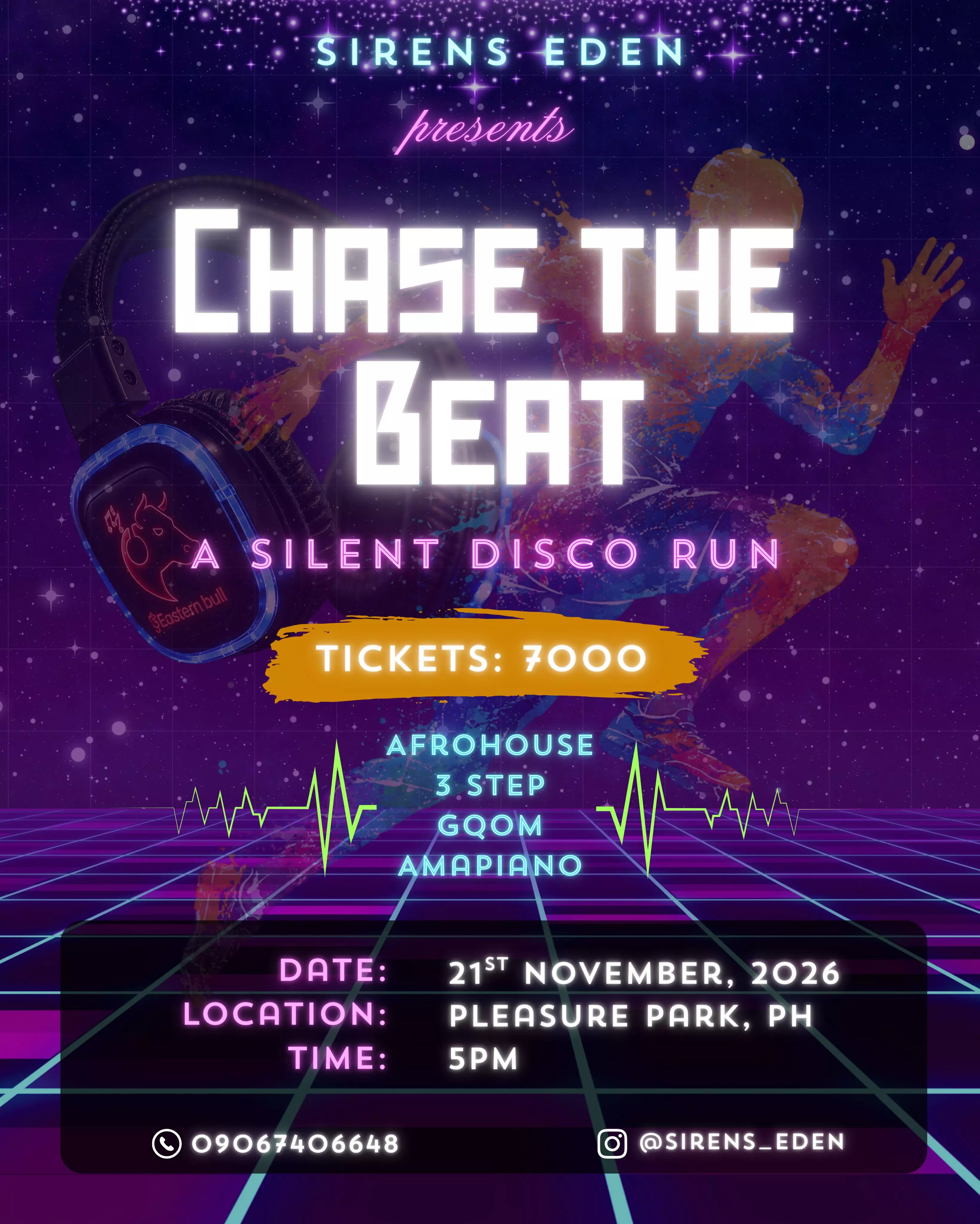 CHASE THE BEAT – A SILENT DISCO RUN