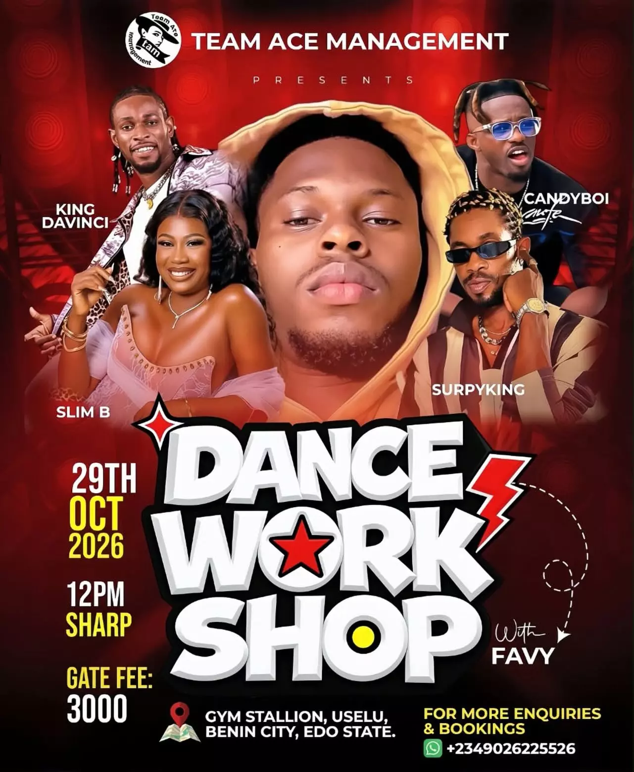 DANCE WORKSHOP WITH FAVY