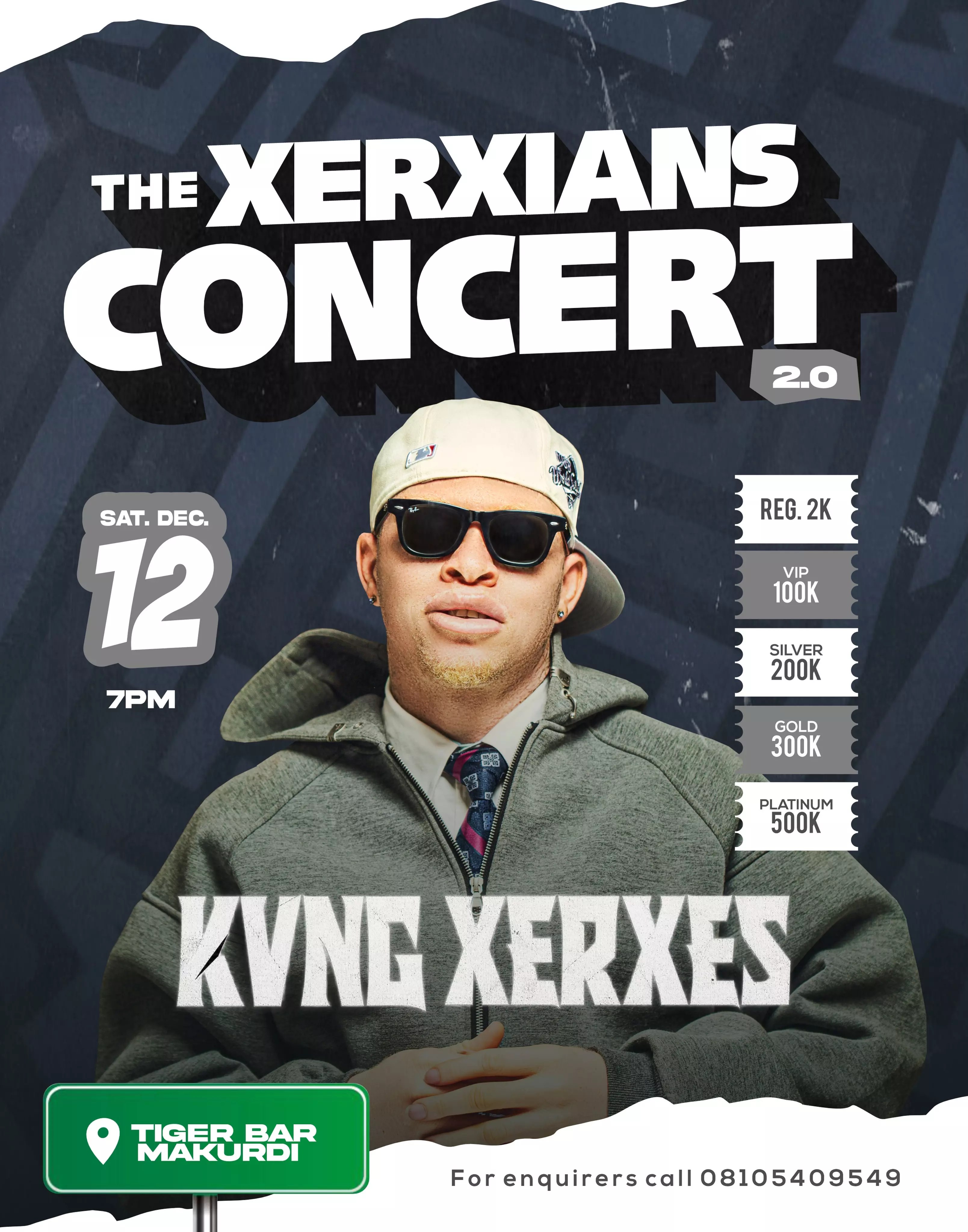 THE XERXIANS CONCERT 2.0 – KING XERXES