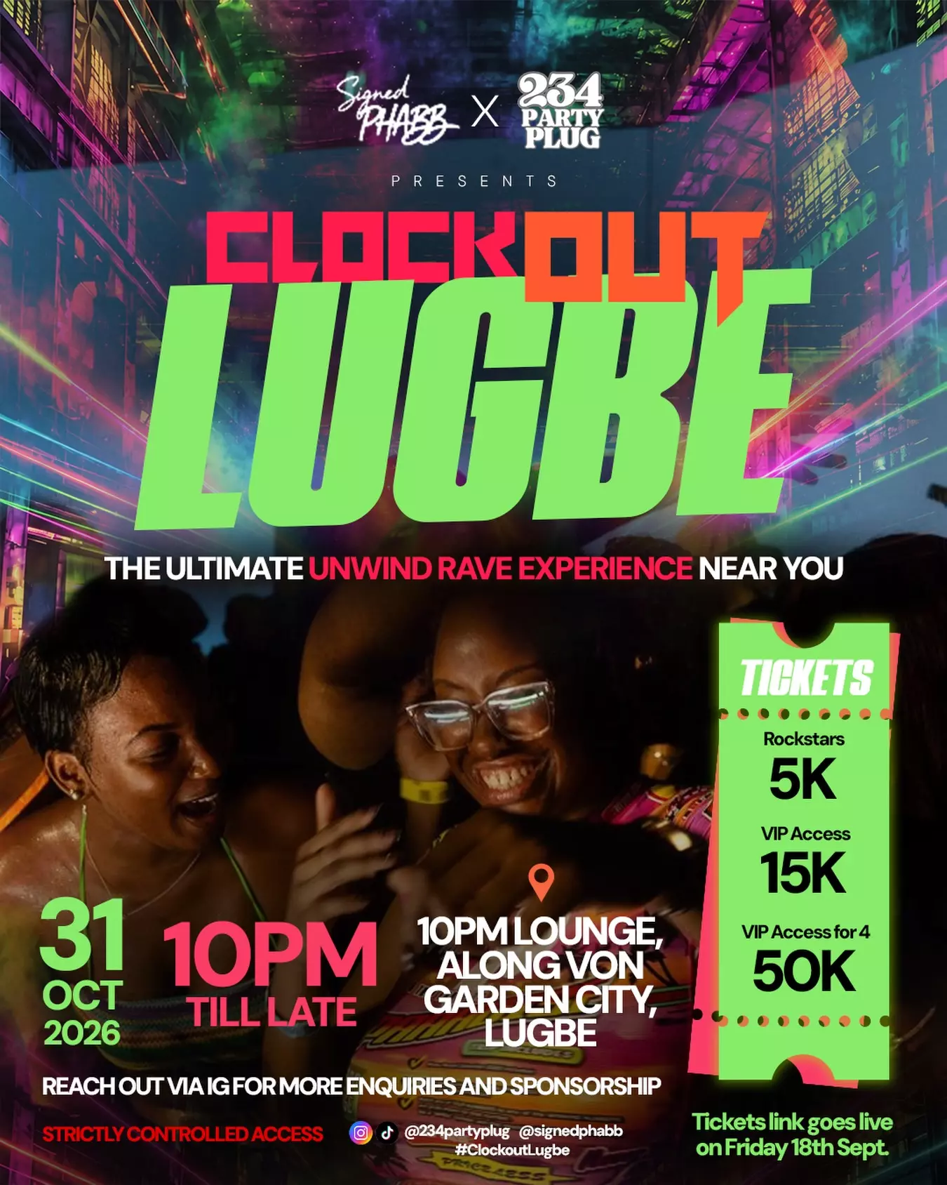 CLOCK OUT LUGBE 2026 — BY SIGNED PHABB