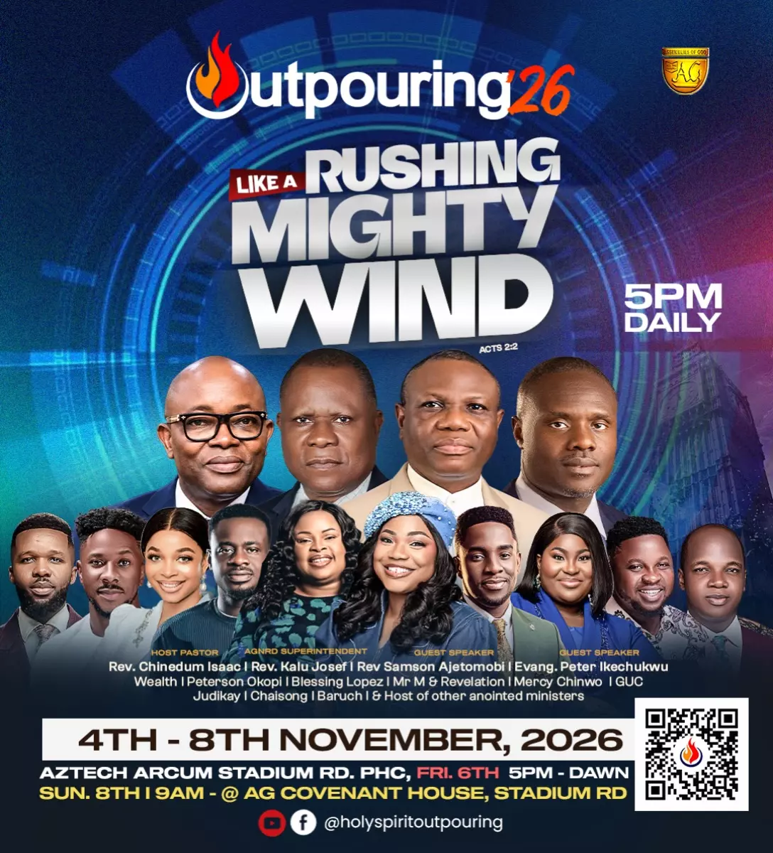 OUTPOURING ’26 – LIKE A RUSHING MIGHTY WIND