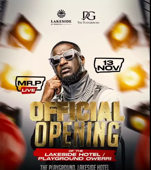 MR P LIVE AT THE OFFICIAL OPENING OF LAKESIDE HOTEL