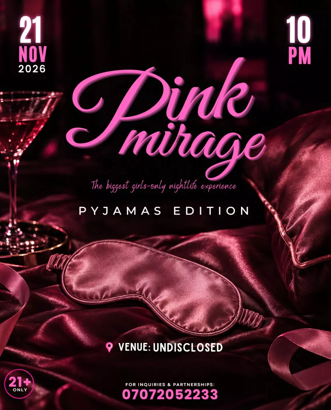 PINK MIRAGE 3.0: THE PYJAMAS PARTY