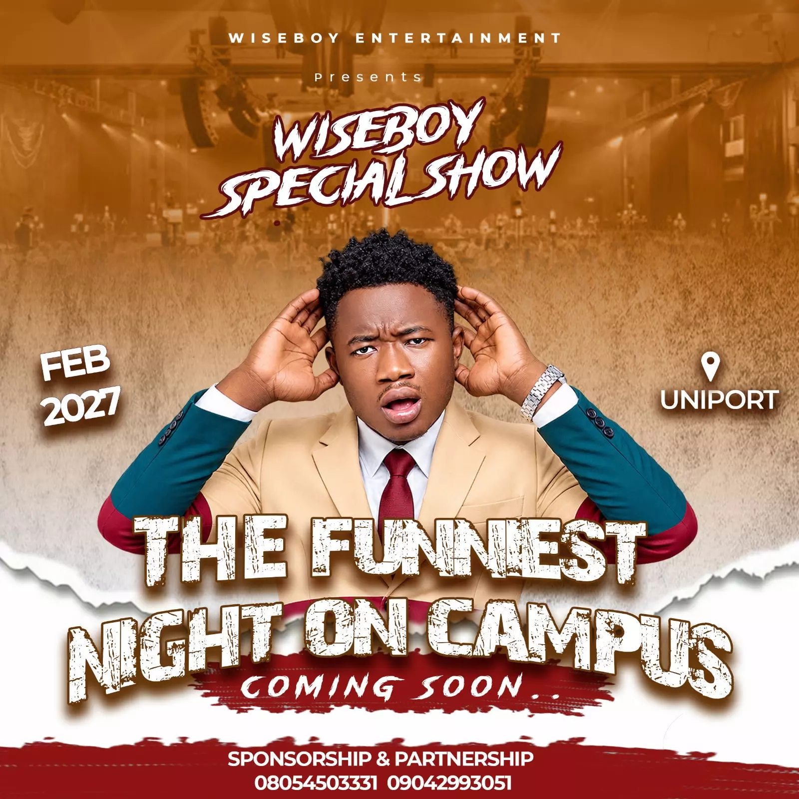 THE FUNNIEST NIGHT ON CAMPUS – WISEBOY SPECIAL SHOW