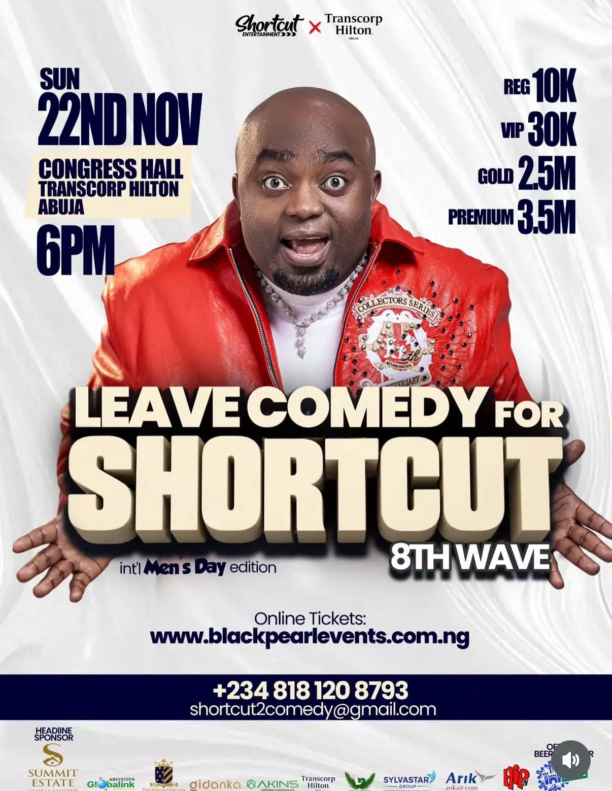 LEAVE COMEDY FOR SHORTCUT: 8TH WAVE