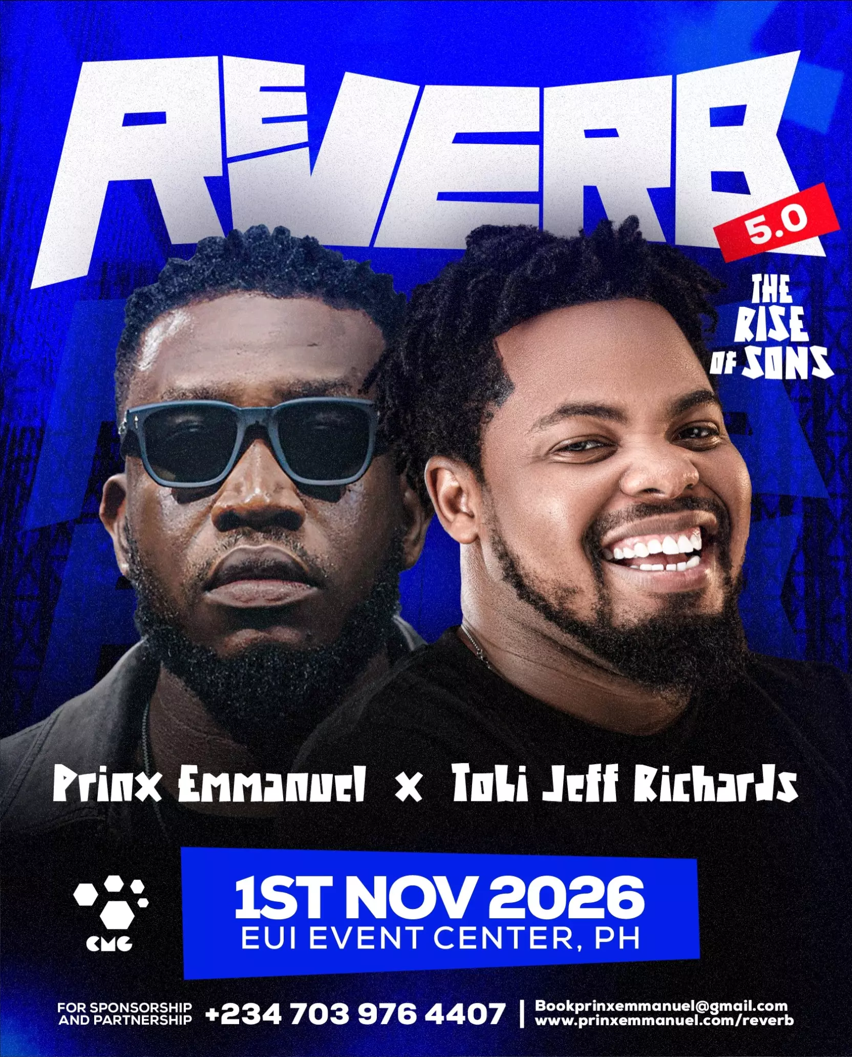 REVERB 5.0: THE RISE OF SONS FEATURING PRINX EMMANUEL & TOLI JEFF RICHARDS