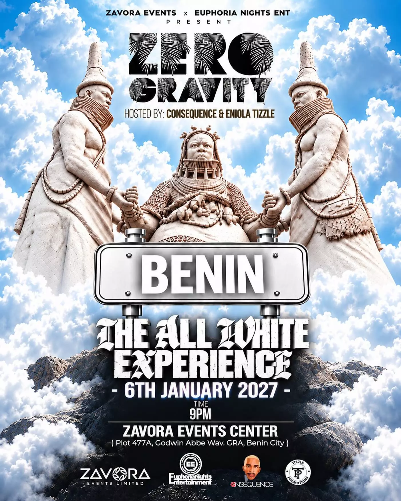 ZERO GRAVITY – THE ALL WHITE EXPERIENCE | BENIN CITY