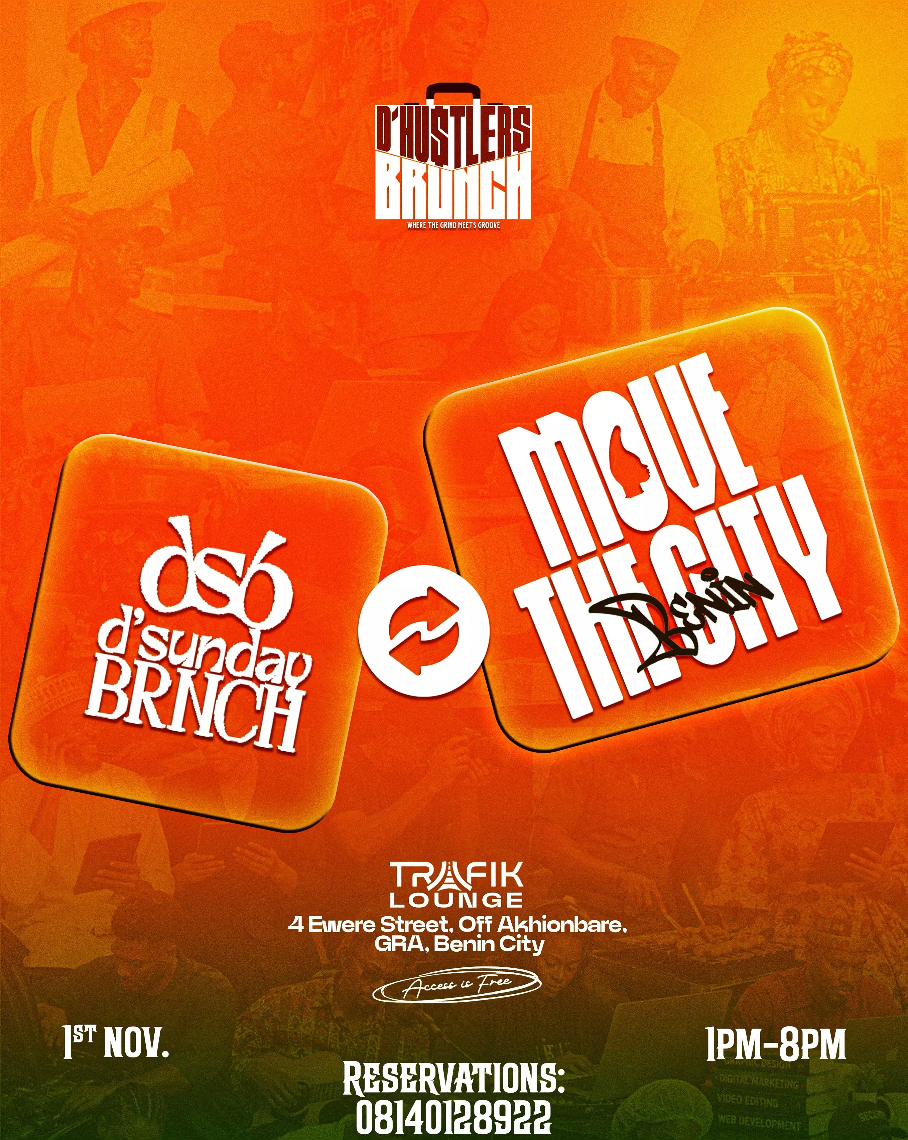 HUSTLERS BRUNCH – D’SUNDAY BRUNCH X MOVE IN DIRTY