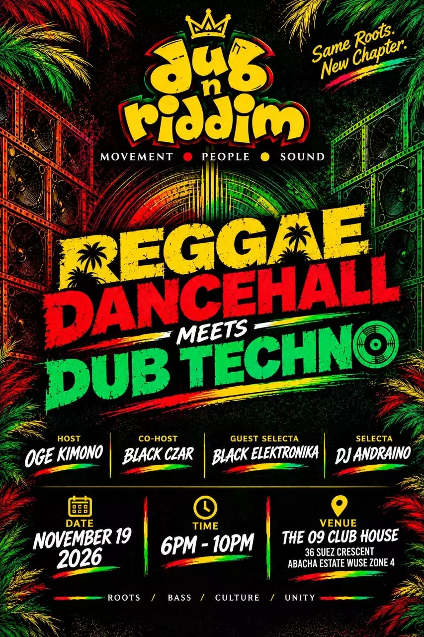 REGGAE DANCEHALL MEETS DUB TECHNO