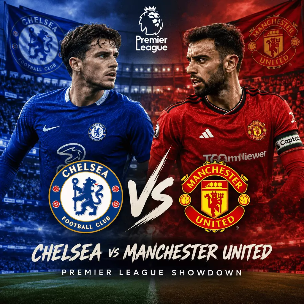 CHELSEA VS MANCHESTER UNITED: PREMIER LEAGUE SHOWDOWN