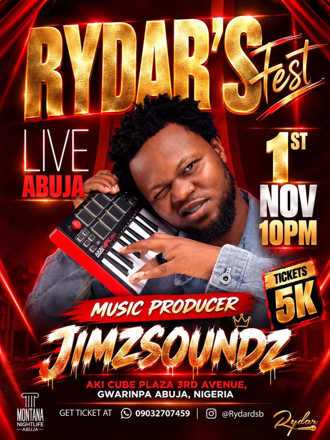 RYDAR'S FEST LIVE ABUJA