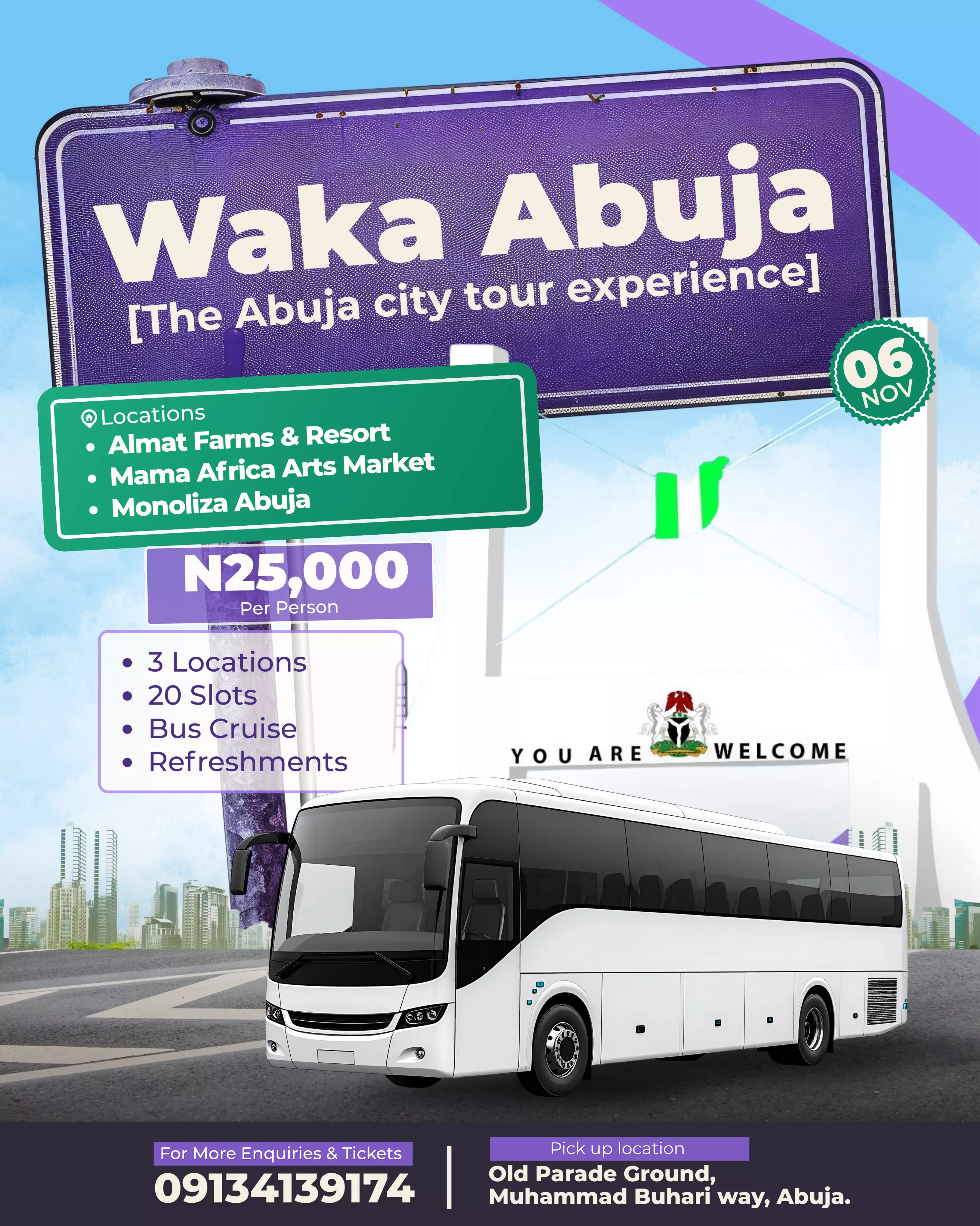 WAKA ABUJA: THE ABUJA CITY TOUR EXPERIENCE