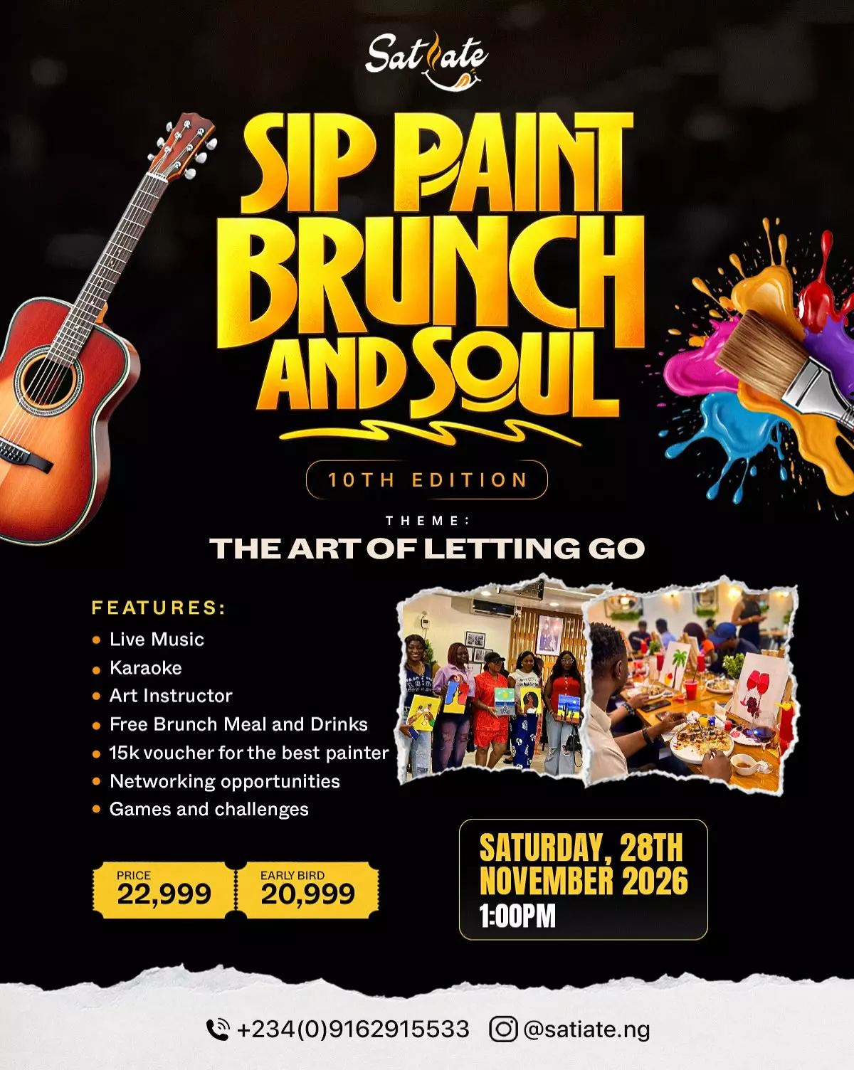 SIP PAINT BRUNCH AND SOUL – 10TH EDITION